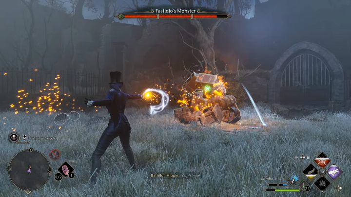 Walka z potworem jest podzielona na 3 etapy, w każdym z nich będziecie musieli zmniejszyć pasek zdrowia oponenta - Hogwarts Legacy: Jak pokonać potwora Fastidio (Fastidios Monster)? - Hogwarts Legacy - poradnik do gry
