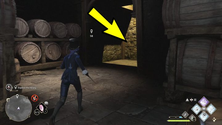 Gdy zgaśnie światło, pomieszczenie zacznie się zmieniać - Hogwarts Legacy: Jak zbadać bibliotekę w queście Pilnowanie swojego nosa (Minding Your Own Business)? - Hogwarts Legacy - poradnik do gry