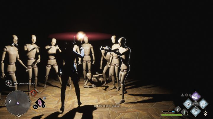 Na końcu korytarza wyskoczy na Was pająk - Hogwarts Legacy: Jak zbadać bibliotekę w queście Pilnowanie swojego nosa (Minding Your Own Business)? - Hogwarts Legacy - poradnik do gry