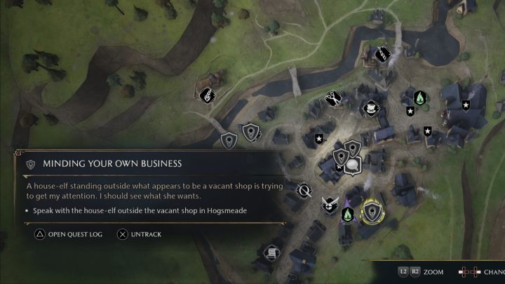 1 - Hogwarts Legacy: Jak zbadać Atrium w queście Pilnowanie swojego nosa (Minding Your Own Business)? - Hogwarts Legacy - poradnik do gry