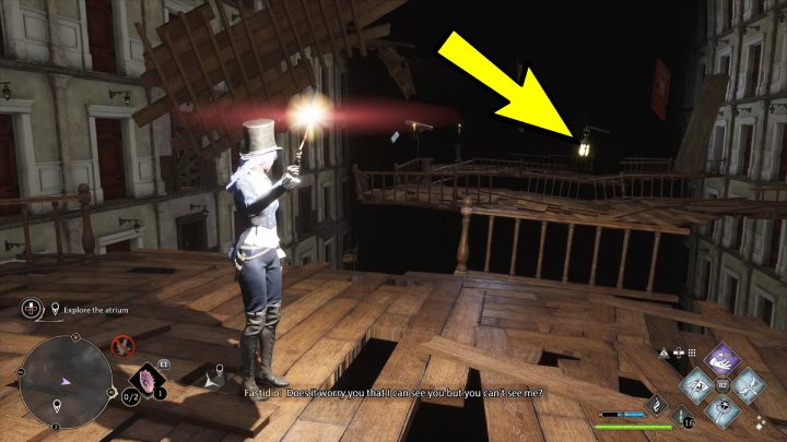 Przed Wami będzie stał stojak - Hogwarts Legacy: Jak zbadać Atrium w queście Pilnowanie swojego nosa (Minding Your Own Business)? - Hogwarts Legacy - poradnik do gry