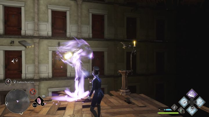 Wróćcie do poprzedniego pomieszczenia i przejdźcie w lewo - Hogwarts Legacy: Jak zbadać Atrium w queście Pilnowanie swojego nosa (Minding Your Own Business)? - Hogwarts Legacy - poradnik do gry