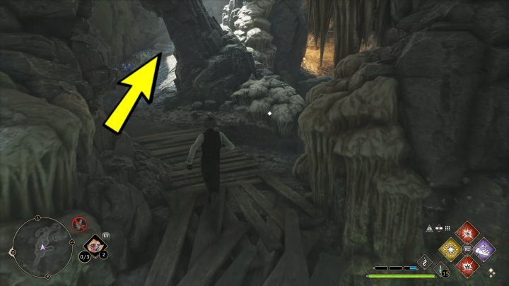 Wejdźcie po kolejnej drabinie i skręćcie w prawo - Hogwarts Legacy: Skrzynie skarbów Wybrzeże Kłusowników (Poidsear Coast) - Hogwarts Legacy - poradnik do gry