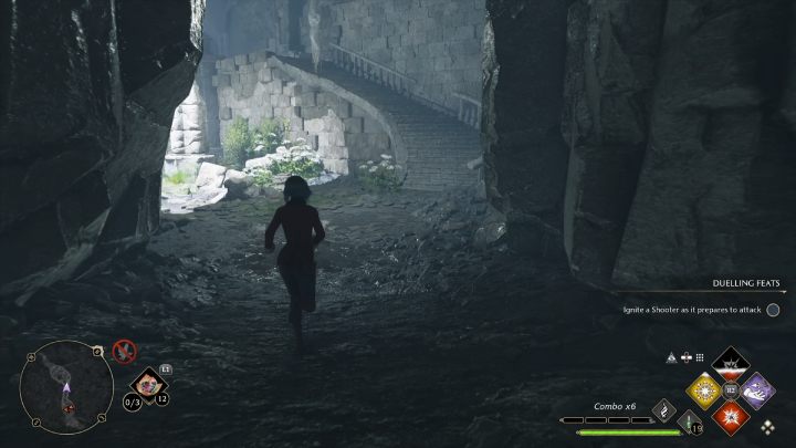 Wróćcie do poprzedniej części jaskini i idźcie naprzód - Hogwarts Legacy: Skrzynie skarbów Jezioro Marunweem (Marunweem Lake) - Hogwarts Legacy - poradnik do gry