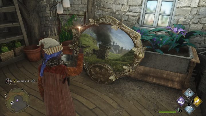 Gdy odblokujecie już magiczne obrazy z ćmą i znajdziecie kolejny obraz, podejdźcie do niego i użyjcie zaklęcia Lumos - Hogwarts Legacy: Jak szukać stron przewodnika (Field Guide Pages)? - Hogwarts Legacy - poradnik do gry