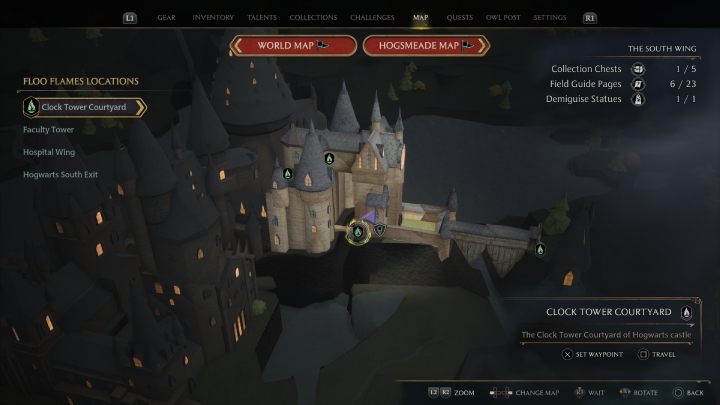 1 - Hogwarts Legacy: Skrzydło Południowe (The South Wing) - Hogwarts Legacy - poradnik do gry