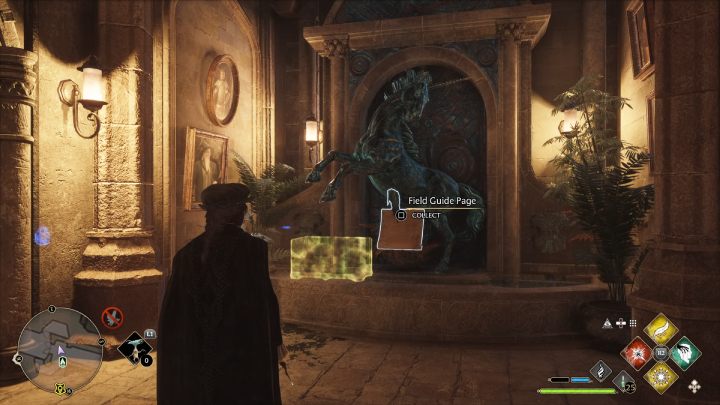 Nazwa: Fontanna z jednorożcem (Unicorn Fountain) - Hogwarts Legacy: Skrzydło Południowe (The South Wing) - Hogwarts Legacy - poradnik do gry