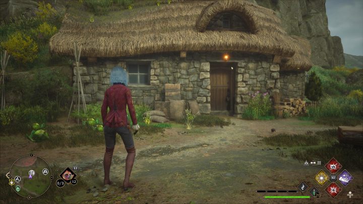 Ostatnia skrzynia z wioski jest w niewielkim domu na południe od stoiska handlarki - Hogwarts Legacy: Skrzynie skarbów Dwór Cape (Manor Cape) - Hogwarts Legacy - poradnik do gry