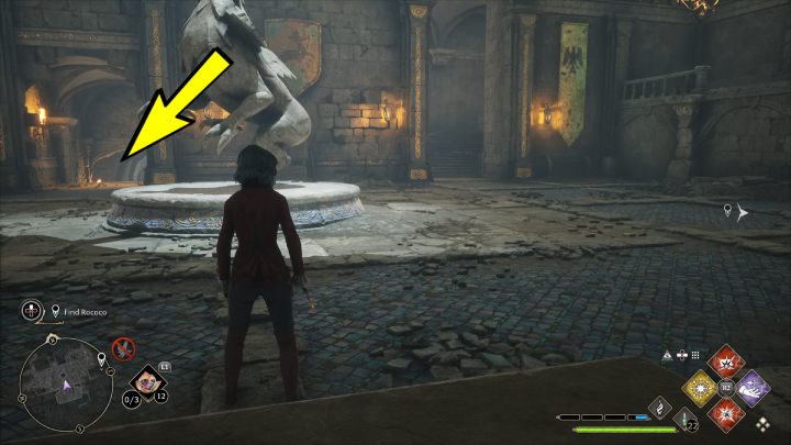 Zejdźcie do lochów i idźcie cały czas prosto - Hogwarts Legacy: Skrzynie skarbów Dwór Cape (Manor Cape) - Hogwarts Legacy - poradnik do gry