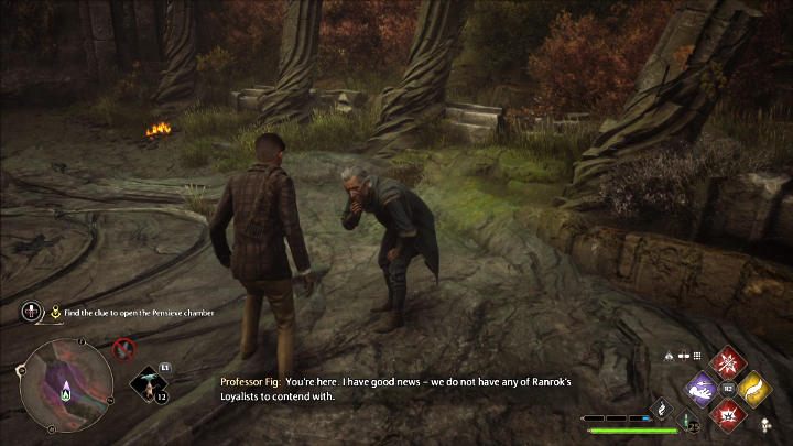 Udajcie się do miejsca oznaczonego na mapie świata (warto skorzystać z najbliższego punktu szybkiej podróży) i porozmawiajcie z profesorem Figiem - Hogwarts Legacy: Próba Sana Bakara (San Bakars Trial) - Hogwarts Legacy - poradnik do gry