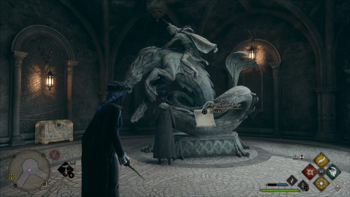 Nazwa: Posąg Kelpie (Kelpie Statue) - Hogwarts Legacy: Wielkie Schody (The Grand Staircase) - Hogwarts Legacy - poradnik do gry