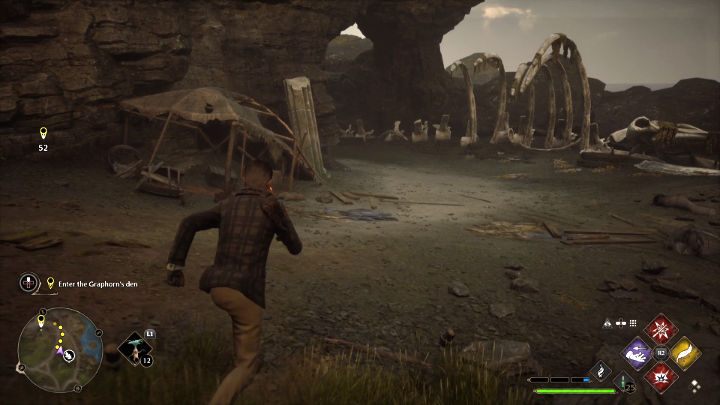 Garboroga znajdziecie na samym końcu mapy, więc jeśli nie odkrywaliście wcześniej mapy świata gry Hogwarts Legacy, czeka Was teraz krótka wycieczka - Hogwarts Legacy: Jak pokonać Garboroga (Graphorn)? - Hogwarts Legacy - poradnik do gry