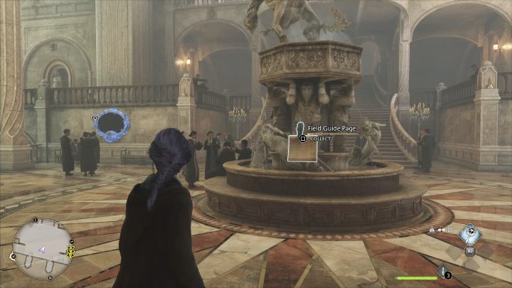 Nazwa: Fontanna w Sali Głównej (Central Hall Fontain) - Hogwarts Legacy: Aneks biblioteki (The Library Annex) - Hogwarts Legacy - poradnik do gry