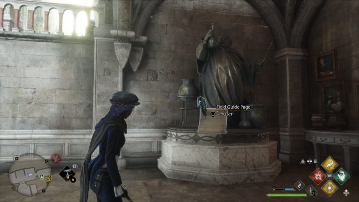 Nazwa: Posąg Grzegorza Przymilnego (Statue of Gregory the Smarmy) - Hogwarts Legacy: Aneks biblioteki (The Library Annex) - Hogwarts Legacy - poradnik do gry