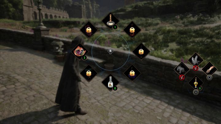 Miotłę wybiera się z menu podręcznego, w którym znajdują się dostępne wspomagacze (Tools) - Hogwarts Legacy: Jak odblokować latanie na miotle? - Hogwarts Legacy - poradnik do gry