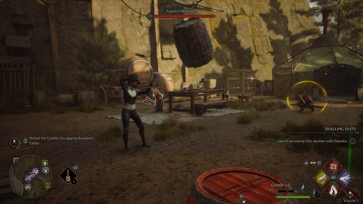 W obozie będzie 5 przeciwników na poziomie 18 - Hogwarts Legacy: Opowieść o Rowlandzie Oakesie (The Tale of Rowland Oakes) - Hogwarts Legacy - poradnik do gry