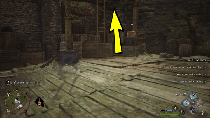 Wylądujcie przy punkcie szybkiej podróży i zakradnijcie się do obozu - Hogwarts Legacy: Opowieść o Rowlandzie Oakesie (The Tale of Rowland Oakes) - Hogwarts Legacy - poradnik do gry