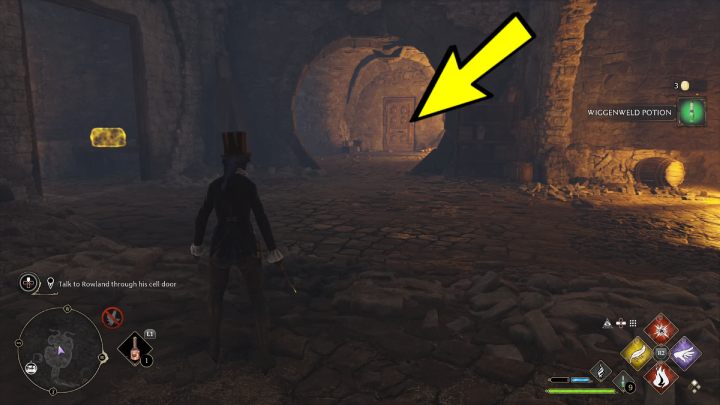 Podejdźcie do drzwi i porozmawiajcie z Rowlandem - Hogwarts Legacy: Opowieść o Rowlandzie Oakesie (The Tale of Rowland Oakes) - Hogwarts Legacy - poradnik do gry