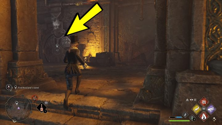 Wróćcie do poprzedniego pomieszczenia i podpalcie drewniane kłody pod piecem używając odpowiedniego zaklęcia, np - Hogwarts Legacy: Opowieść o Rowlandzie Oakesie (The Tale of Rowland Oakes) - Hogwarts Legacy - poradnik do gry