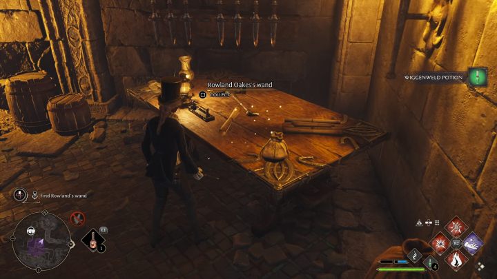 Przejdźcie do małego pomieszczenia po prawej stronie - Hogwarts Legacy: Opowieść o Rowlandzie Oakesie (The Tale of Rowland Oakes) - Hogwarts Legacy - poradnik do gry