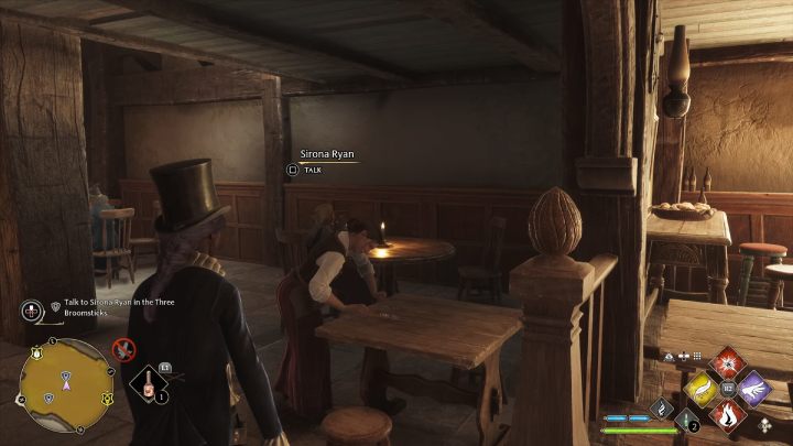 Quest odblokujecie w karczmie Pod Trzema Miotłami (The Three Broomsticks) w Hogsmeade - Hogwarts Legacy: Przyjacielskie wsparcie (A Friend in Deed) - solucja, opis przejścia - Hogwarts Legacy - poradnik do gry