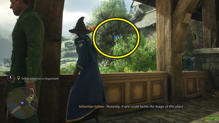 Jedną z latających stron (Flying Field Guide Page) Flying Guide Page #1 (Hogsmeade) znajdziecie tuż przy wejściu do wioski Hogsmeade - Hogwarts Legacy: Strony przewodnika (Field Guide Pages) - Hogsmeade - Hogwarts Legacy - poradnik do gry