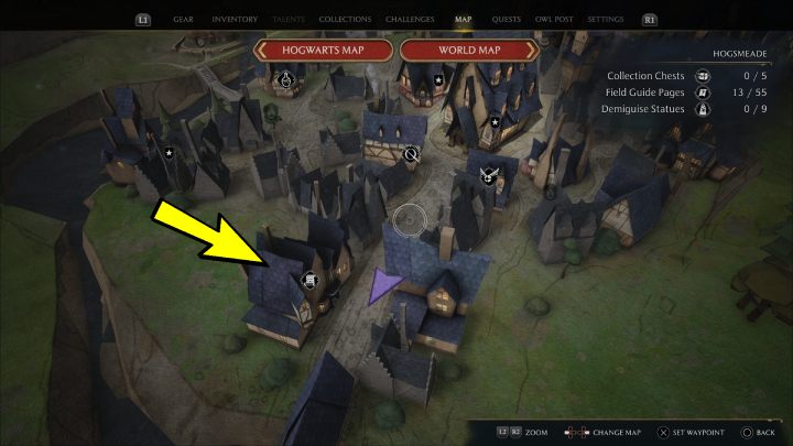 6 - Hogwarts Legacy: Strony przewodnika (Field Guide Pages) - Hogsmeade - Hogwarts Legacy - poradnik do gry