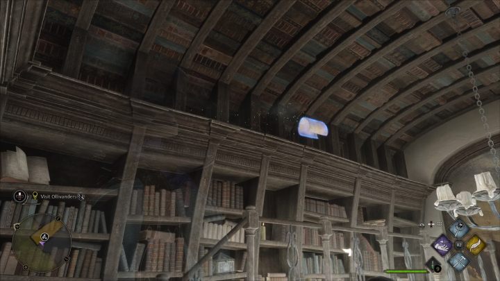 Następna latająca strona Flying Guide Page #2 (Hogsmeade) znajduje się na drugim piętrze sklepu Księgi i Zwoje (Tomes and Scrolls) - Hogwarts Legacy: Strony przewodnika (Field Guide Pages) - Hogsmeade - Hogwarts Legacy - poradnik do gry