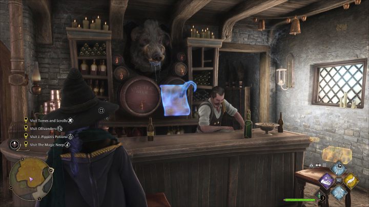 Kolejną znajdźkę do kolekcji stron Revelio odkryjecie w karczmie Świński Łeb (Hogs Head) - Hogwarts Legacy: Strony przewodnika (Field Guide Pages) - Hogsmeade - Hogwarts Legacy - poradnik do gry