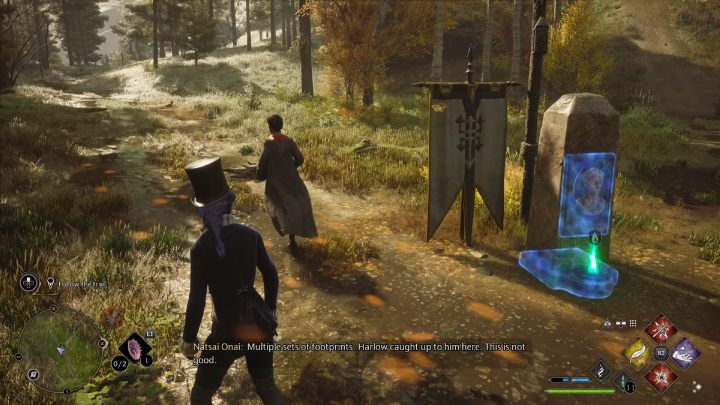 Gdy dotrzecie do Zachodniej Doliny Hogwartu (West Hogwarts Valley), użyjcie zaklęcia Revelio - Hogwarts Legacy: Zaginione dziecko (The Lost Child) - Hogwarts Legacy - poradnik do gry