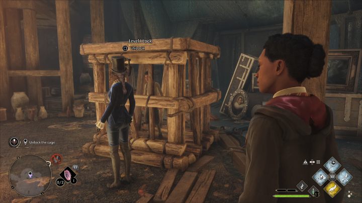Otwórzcie klatkę zaklęciem Alohomora i porozmawiajcie z chłopcem - Hogwarts Legacy: Zaginione dziecko (The Lost Child) - Hogwarts Legacy - poradnik do gry