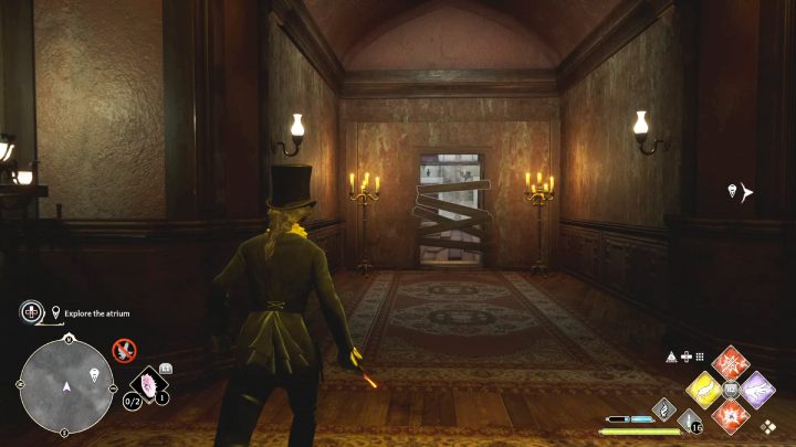 Teraz kolej na drugą stronę atrium - Hogwarts Legacy: Pilnowanie swojego nosa (Minding Your Own Business) - Hogwarts Legacy - poradnik do gry