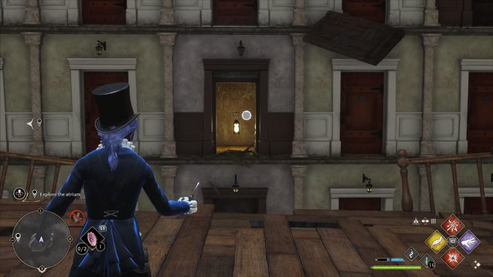 W oddali zobaczycie kolejne drzwi zasłonięte deskami - Hogwarts Legacy: Pilnowanie swojego nosa (Minding Your Own Business) - Hogwarts Legacy - poradnik do gry