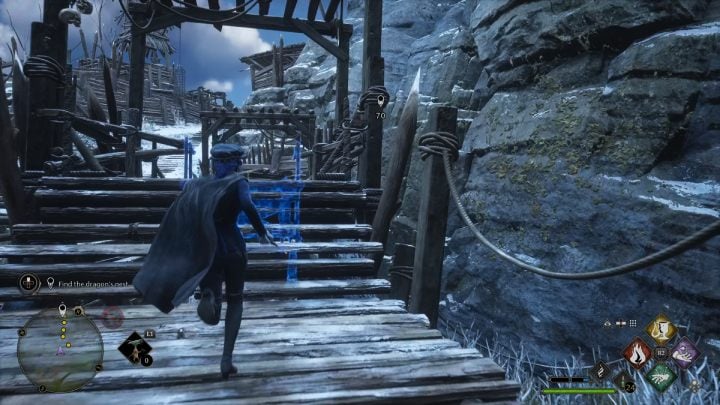 Podążajcie ścieżką, aż dotrzecie do zawalonego mostu - Hogwarts Legacy: Skradzione jajo (Poached Egg) - Hogwarts Legacy - poradnik do gry