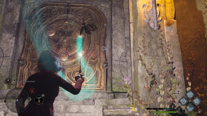 Wrzućcie ćmę do drzwi przy schodach i wróćcie po ćmę przy wodospadzie - Hogwarts Legacy: Centaur i kamień (The Centaur and the Stone) - Hogwarts Legacy - poradnik do gry