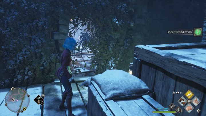 Wejdźcie po drabinie przy głównej bramie - Hogwarts Legacy: Tętniące źródła starożytnej energii (Ancient Magic Hotspots) część 1 - Hogwarts Legacy - poradnik do gry