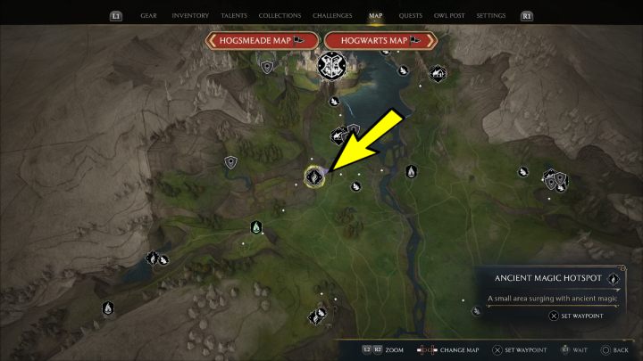 Region: Dolina Hogwartu (Hogwarts Valley) - Hogwarts Legacy: Tętniące źródła starożytnej energii (Ancient Magic Hotspots) część 1 - Hogwarts Legacy - poradnik do gry