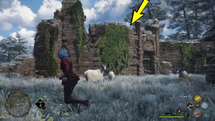 Trzeci obiekt jest w ruinach wieży - Hogwarts Legacy: Tętniące źródła starożytnej energii (Ancient Magic Hotspots) część 1 - Hogwarts Legacy - poradnik do gry