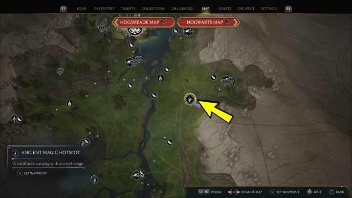 10 - Hogwarts Legacy: Tętniące źródła starożytnej energii (Ancient Magic Hotspots) część 1 - Hogwarts Legacy - poradnik do gry