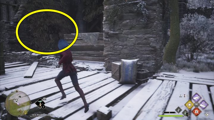 Otwórzcie bramę po lewej stronie i wyjdźcie na zewnątrz - Hogwarts Legacy: Tętniące źródła starożytnej energii (Ancient Magic Hotspots) część 1 - Hogwarts Legacy - poradnik do gry