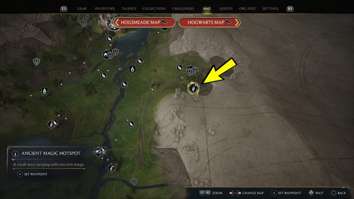 Region: Dolina Hogwartu (Hogwarts Valley) - Hogwarts Legacy: Tętniące źródła starożytnej energii (Ancient Magic Hotspots) część 1 - Hogwarts Legacy - poradnik do gry