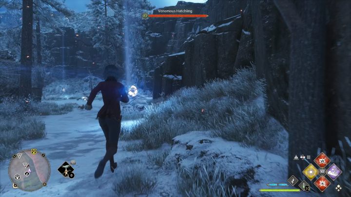 Pierwszy obiekt jest tuż obok punktu startowego - Hogwarts Legacy: Tętniące źródła starożytnej energii (Ancient Magic Hotspots) część 1 - Hogwarts Legacy - poradnik do gry