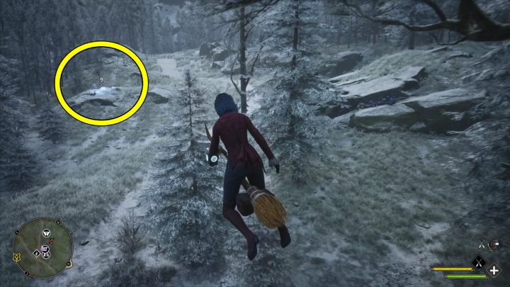 Skręćcie w lewo i podlećcie kawałek do przodu - Hogwarts Legacy: Tętniące źródła starożytnej energii (Ancient Magic Hotspots) część 1 - Hogwarts Legacy - poradnik do gry