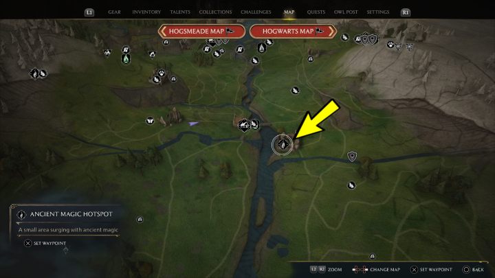 Region: Dolina Hogwartu (Hogwarts Valley) - Hogwarts Legacy: Tętniące źródła starożytnej energii (Ancient Magic Hotspots) część 1 - Hogwarts Legacy - poradnik do gry