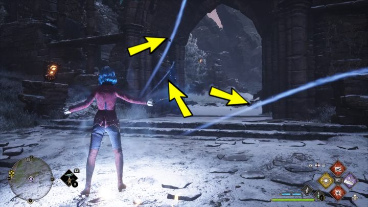 Gdy dotrzecie do źródła starożytnej energii (Ancient Magic Hotspot), podążajcie za śladami pojawiającymi się na ziemi - Hogwarts Legacy: Tętniące źródła starożytnej energii (Ancient Magic Hotspots) część 2 - Hogwarts Legacy - poradnik do gry