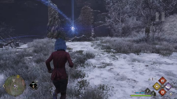 Pierwszy obiekt jest w zniszczonej wieży - Hogwarts Legacy: Tętniące źródła starożytnej energii (Ancient Magic Hotspots) część 2 - Hogwarts Legacy - poradnik do gry