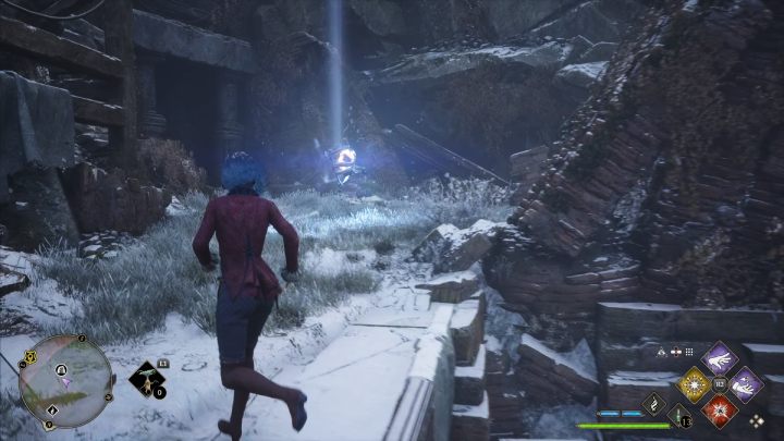 Trzeci obiekt jest przy wejściu do jaskini i łamigłówce Merlina (Merlin Trial) - Hogwarts Legacy: Tętniące źródła starożytnej energii (Ancient Magic Hotspots) część 2 - Hogwarts Legacy - poradnik do gry