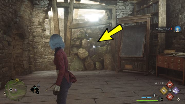 Otwórzcie zamek w drzwiach na poziomie 1 i wejdźcie do środka - Hogwarts Legacy: Tętniące źródła starożytnej energii (Ancient Magic Hotspots) część 2 - Hogwarts Legacy - poradnik do gry