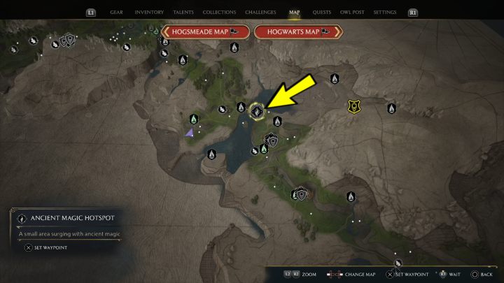 Region: Jezioro Marunweem (Marunweem Lake) - Hogwarts Legacy: Tętniące źródła starożytnej energii (Ancient Magic Hotspots) część 2 - Hogwarts Legacy - poradnik do gry