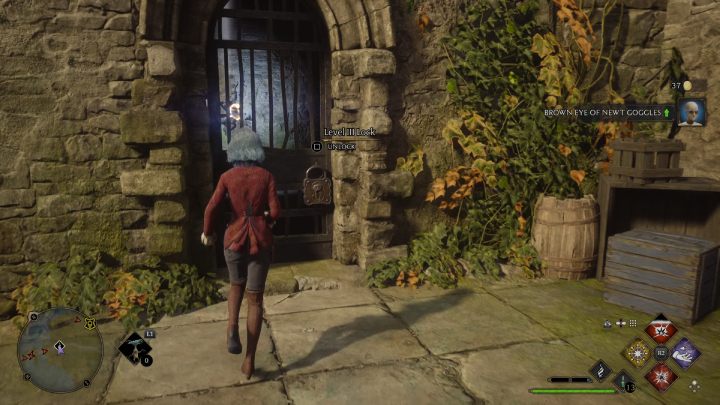 Przeskoczcie na sąsiednią platformę i zaklęciem Accio pociągnijcie za uchwyt przy deskach - Hogwarts Legacy: Tętniące źródła starożytnej energii (Ancient Magic Hotspots) część 2 - Hogwarts Legacy - poradnik do gry